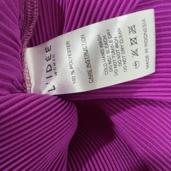 womens L'IDEE REVOLVE Soiree 90's Sleeved Gown in Grape Size 8 (sold‎ Out) - Picture 8 of 10